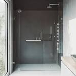 Adjustable shower door