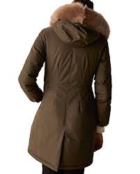 Massimo Dutti Womens Down Parka With Detachable Detail 6722