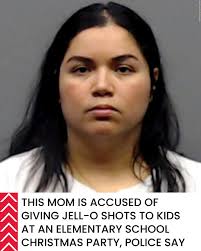 She said she bought them for her daughter's fifth-grade Christmas party but  said she did not know they contained alcohol. — https://tinyurl.com/5fpvh5hf