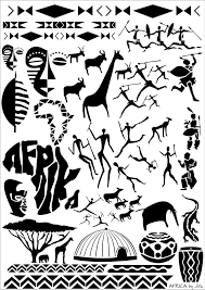 African Stencil Africa Airbrushing Art Stencil Images 2 Africa African Airbrushing Art Images Afrika Dovmeler Zenci Resimleri Amerikan Yerlisi Sanati