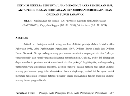 Judicial independence is usually understood as involving the independence of the courts from the executive. Akta Perhubungan Perusahaan 1967 Bahasa Melayu Pdf