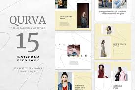 Download Instagram Banner Fashion In Social Media Templates On Yellow Images Creative Store PSD Mockup Templates