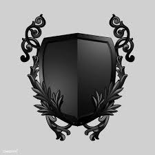 Black Baroque Shield Elements Vector Free Image By Rawpixel Com Niwat Vector Free Design Studio Logo Baroque