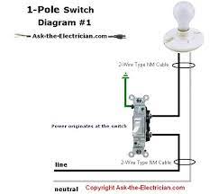 The electrical symbol indicates where power enters the circuit. How To Wire A Light Switch