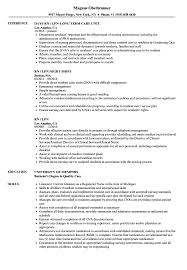 Rn Lpn Resume Samples Velvet Jobs