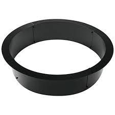 Ring has a plain steel finish that will naturally rust over time. Fire Pit Ring 45 Inch Outer 39 Inch Inner Diameter Heavy Duty 3mm Metal Steel Rim Diy Fire Pit Rim Above Or In Ground For Camping Outdoors Backyard 45 X 39 X 10 Inch Pricepulse