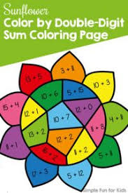 These color codes can change the color of the background, text, and tables on a web page. Sunflower Skip Counting Coloring Page Simple Fun For Kids
