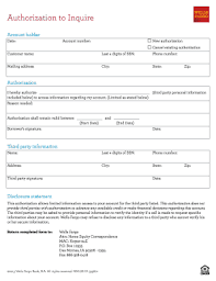 Wells fargo combined combined statement of accounts primary account number account options a check mark in the box indicates you have these convenient services with your account(s). Wells Fargo Authorization Form Fill Out And Sign Printable Pdf Template Signnow