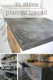 plan de travail cuisine en 71 photos idees inspirations conseils plan de travail cuisine cuisine beton amenagement cuisine