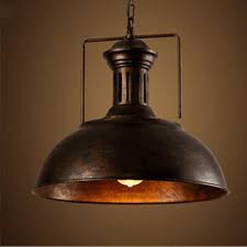 Vintage Retro Industrial Ceiling Light Lamp Shade Fixture Lighting Cafe Home Decor Color Black Rust Wish