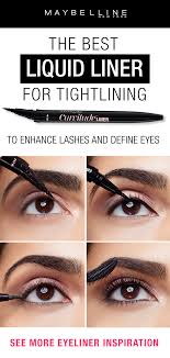 Maybelline S New Curvitude Liquid Eyeliner Is The Best Liquid Liner For Tightlining The Eyes Tightlinin Winged Eyeliner Makeup Eyeliner Inspiration Eyeliner