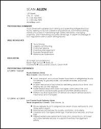 Free Creative Truck Driver Resume Examples Resume Now