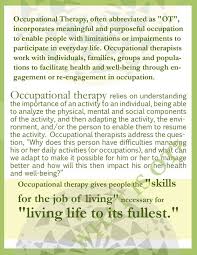 Occupational Therapy Occupational Therapy Quotes Occupational Therapy Definition Occupational Therapy