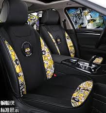 Black And Yellow Car Seats 214 24 Top Polyester Fiber Batman Car Seat Covers Pads Automobile Seat Cushions 6pcs Black Yellow Car Seats Batman Car Seat Batman Car