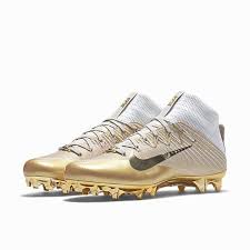 Black And Gold Youth Football Cleats Nike Vapor Untouchable 2 Le Football Cleats Superbowl 50 Size 10 5 Gold W Bag Adidas Football Cleats Football Cleats Custom Football Cleats