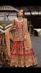 Dailystylish Highfashion Bridal Fashion Palazzo Salwarsuit Embroidery Pants Velvet Ku Indian Bridal Dress Indian Bridal Outfits Asian Bridal Dresses
