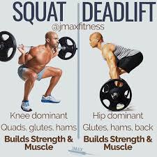 Squat Vs Deadlift By Jmaxfitness What S The Difference Between Squats And Deadlifts They Are Two Fundamental Mov Deadlift Big Muscle Training Gain Muscle