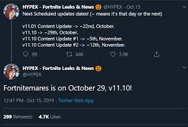 You can now download the latest fortnite patch on pc, playstation 4, xbox one, and nintendo switch. Fortnitemares Release Date Confirmed