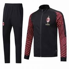 2018 19 Cheap Jacket Uniform Ac Milan Black Replica Training Suit Cfc643 Jackets Ac Milan Football Tops