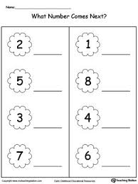 What Number Comes Next Part2 Number Worksheets Kindergarten Preschool Math Worksheets Kindergarten Math Worksheets Printables