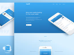 Android is another major mobile platform which uses material design. Landing Page For Mobile Banking App Banking App Mobile Banking App Mobile Banking