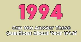 Now that you have all sorts of cartoon trivia questions at your disposal, a good time is just a question away. Can You Answer These Questions About Year 1994 Quizpug