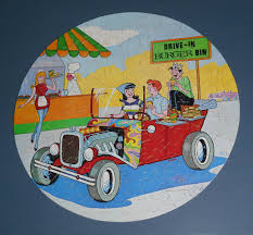 Every item on this page was chosen by a town & country editor. Archie 125 Piece Round Jigsaw Puzzle Drive In Burger Bin Circular Whitman 4426 Complete 1969
