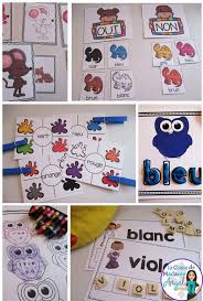 Les Couleurs French Activities For Teaching Colours Colors Learning French For Kids French Activities Color Activities Kindergarten