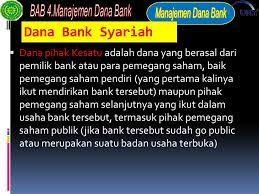 Manajemen Dana Bank Syariah Ppt Download