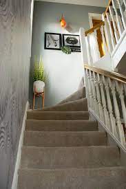 Hallway Refresh Entrance And Landing Mini Makeover Modern Hallway Stair Decor Stair Landing Decor