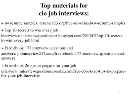 cio resume sample pdf ebook free download
