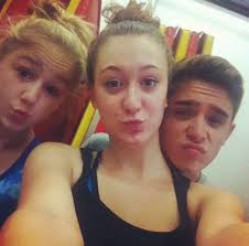 Chloe Lukasiak, Auriel Welty and Nick Dobbs