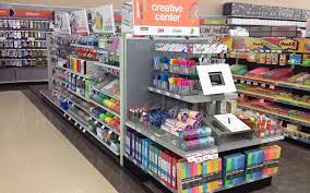 sharpie office products endcap promo display merchandising displays office max retail merchandising
