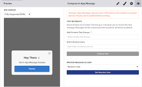 Next, tap on the + icon and this will open attachment options. Braze Sending Test Messages