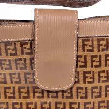 Shopping bag runaway calf leather soap + tan/brown trim tote satchel bag 8bh344. Borsa Vintage Fendi Monogram Vintage Abbigliamento Noleggio Dimanoinmano It
