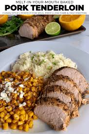 It usually pork tenderloins are also often sold packaged in a marinade. You Ll Love This Lower Calorie Baked Pork Tenderloin Spin On The Cuban Mojo Pork Roast From The Movie Pork Tenderloin Recipes Baked Pork Tenderloin Baked Pork
