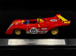 The original 312 p deserves more credit, as it was achingly beautiful and blisteringly quick. Ferrari 312p N 85 Winner 6h Of Watkins Glen 1972 1 43 Bburago 36302 Selection Rs