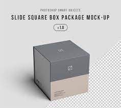 Download Slide Box Package Mockup Desain Kemasan Kemasan Desain