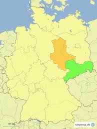 Erfahren sie hier, was die bundesländer auszeichnet und welche services ihnen vor ort als internationale fachkraft angeboten werden. Bundeslander Sachsen Anhalt Sachsen Von Mwach Landkarte Fur Deutschland