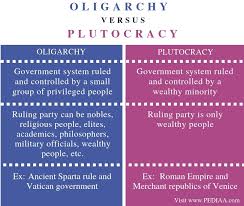 What is the Difference Between Oligarchy and Plutocracy - Pediaa.Com