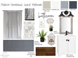 Our modern farmhouse style bathroom makeover is finally finished. Modern Farmhouse Guest Bathroom Design Home By Kmb