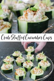 Crab Stuffed Cucumber Cups With Old Bay Seasoning Housewives Of Frederick County Recipe In 2020 Crab Recipes Healthy Crab Meat Recipes Appetizer Recipes