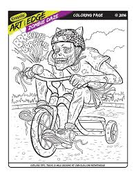 Download Art With Edge Zombie Daze Coloring Page Crayola Com