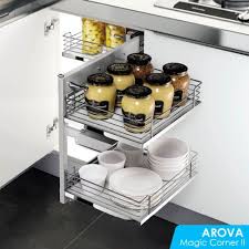 Magic Corner Pantry Ii Wire Basket Pull Out Swivel Carousel Kitchen Lazy Susan Ebay Kitchen Baskets Corner Pantry Kitchen Drawer Storage