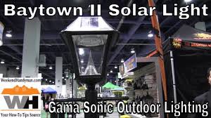 Baytown Ii Solar Lamp Lighting Installation Options Weekend Handyman Gamasonic Youtube