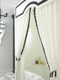 Frequently we found that the bathroom area is constructed within a small area, and there is no space for moving properly. Double Shower Curtains Design Ideas
