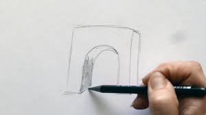 Learn to draw a 3d hole. Draw 3d Archway Doorway Youtube