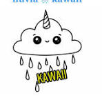Cómo dibujar una nube de lluvia 🌧️ kawaii - dibujos fáciles #DigitalArt  #ArtTikTok #Drawing #Art #dibujos #kawaii #nube