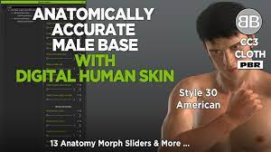 BB CC3 Cloth Anatomically Accurate Male Base Style_30 American - Character  Creator/actor | iClone/actor | Marketplace