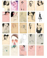100 Girls On Cheap Paper One Hundred Drawings By Tina Berning 35 Book Order Www Printkultur De Face Art Artist Inspiration Sketch Book
